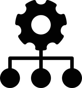 chart vector glyph flat icon