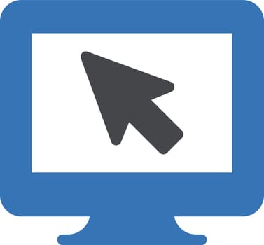online vector glyph color icon