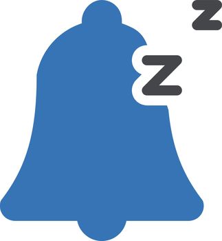 sleep vector glyph color icon