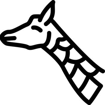 animal vector thin line icon