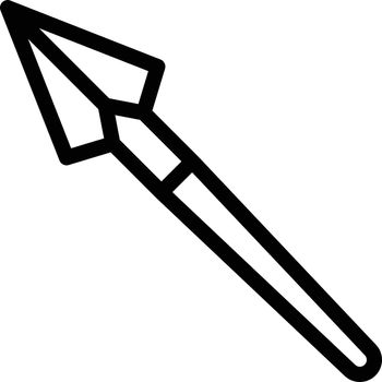 knight vector thin line icon