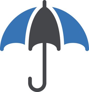 rain vector glyph color icon