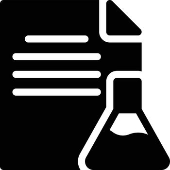 flask vector glyph flat icon