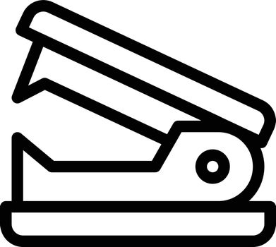 stapler vector thin line icon