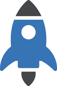 startup vector glyph colour icon