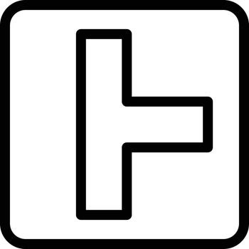 road vector thin line icon