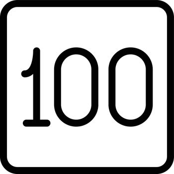 speed vector thin line icon