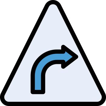 signal vector color line icon