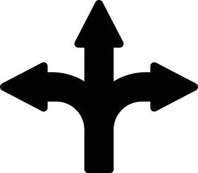 road vector glyph flat icon