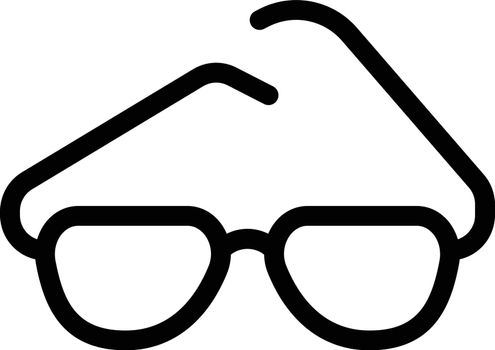 glasses vector thin line icon