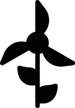 turbine vector glyph flat icon