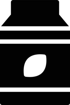 Eco seed vector glyph flat icon