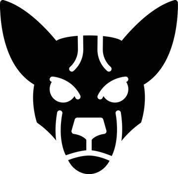 animal vector glyph flat icon
