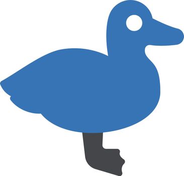 duck vector glyph colour icon