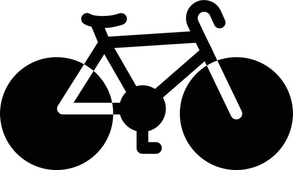 cycle vector glyph flat icon