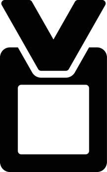 badge vector glyph flat icon