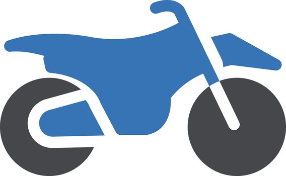bike vector glyph colour icon
