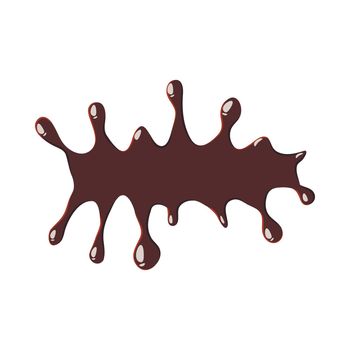 Dark chocolate icon isolated on white background. Sweets symbol