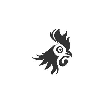 Rooster Logo Icon Design Template vector illustration