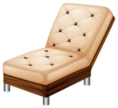 Illustration of a relaxing furniture on a white background