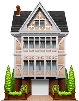 Illustration of a single house