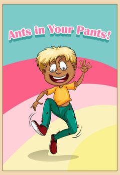 Ants in your pants illustration