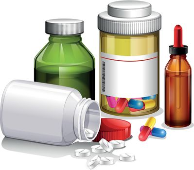 A Set of Medicine illustration