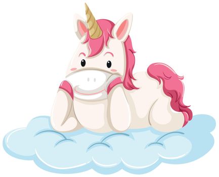 A unicorn on sky illustration