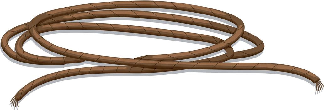 Illustration of an isolated rope coil