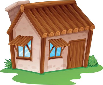 illustration of a house on a white background
