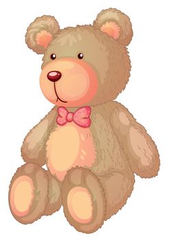 Illustration of a light brown bear