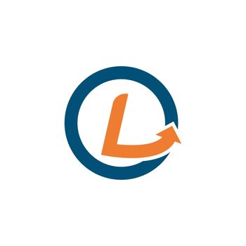 l letter logo business vector template
