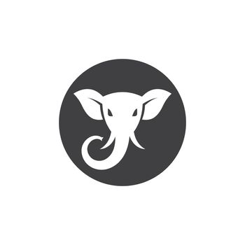 elephant logo vector icon illustration design