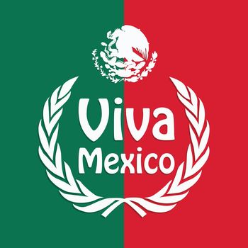 illustration of elements of Mexico Independence Day Background