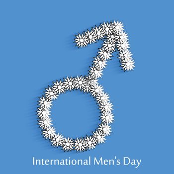 illustration of International mens day background