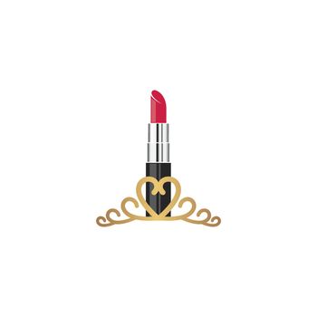 lipstick vector illustration design template