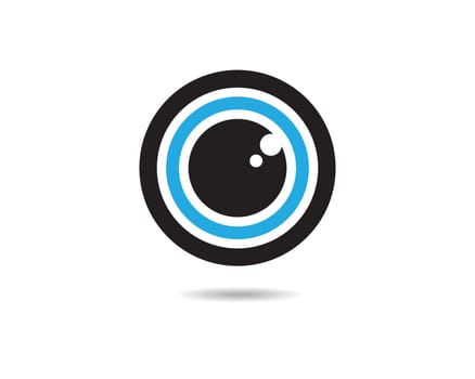 Branding identity corporate eye care vector logo design