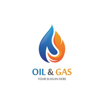 Oil and gas icon vector illustration