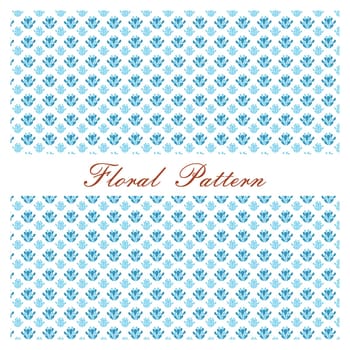 floral pattern. beautiful decorated floral background. vector illustration