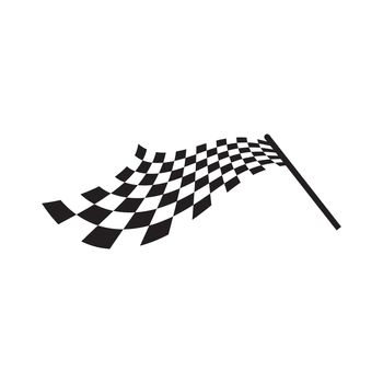 Flag race vector icon illustration design