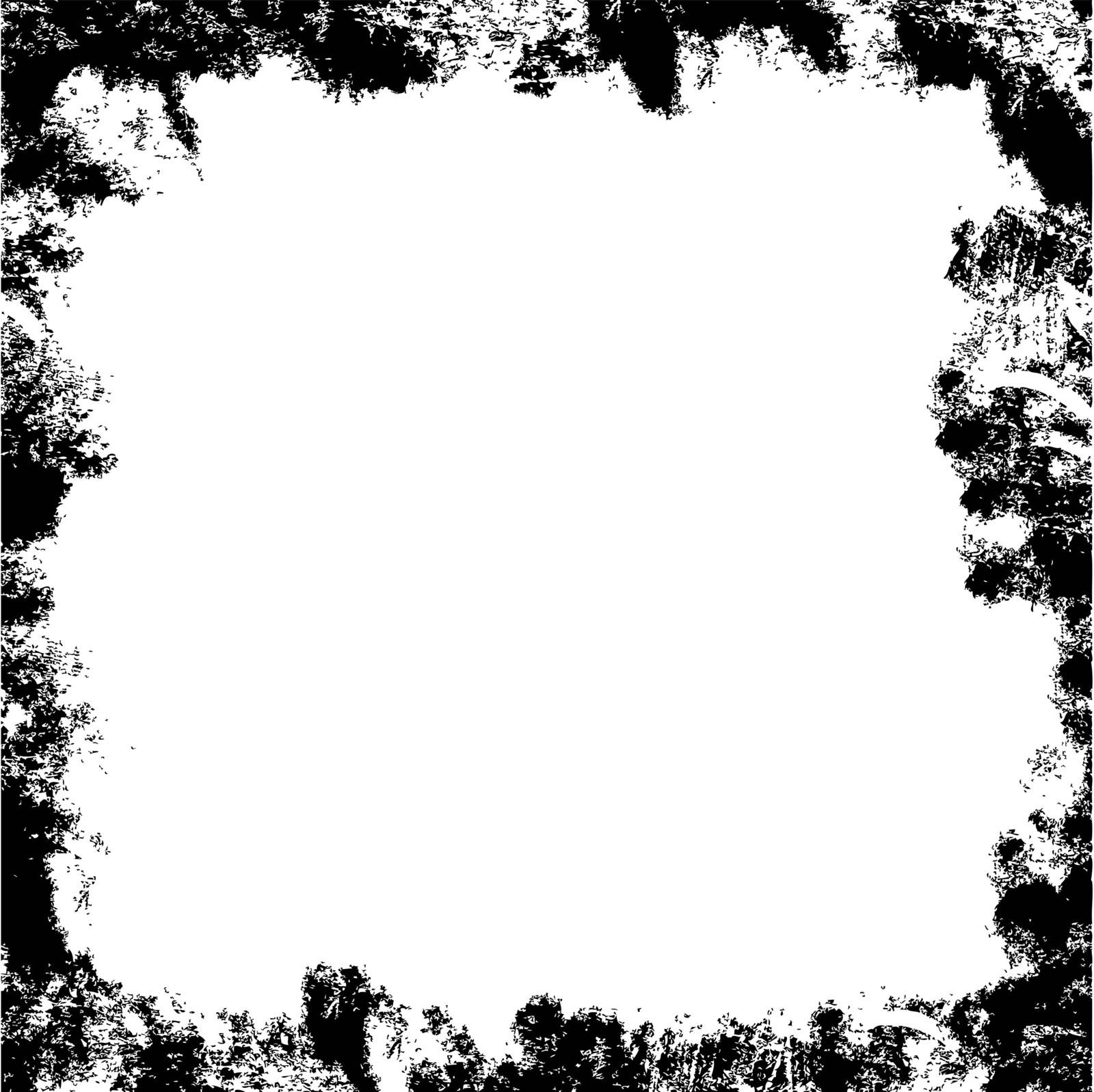 Black grungy frame by lilcrazyfuzzy