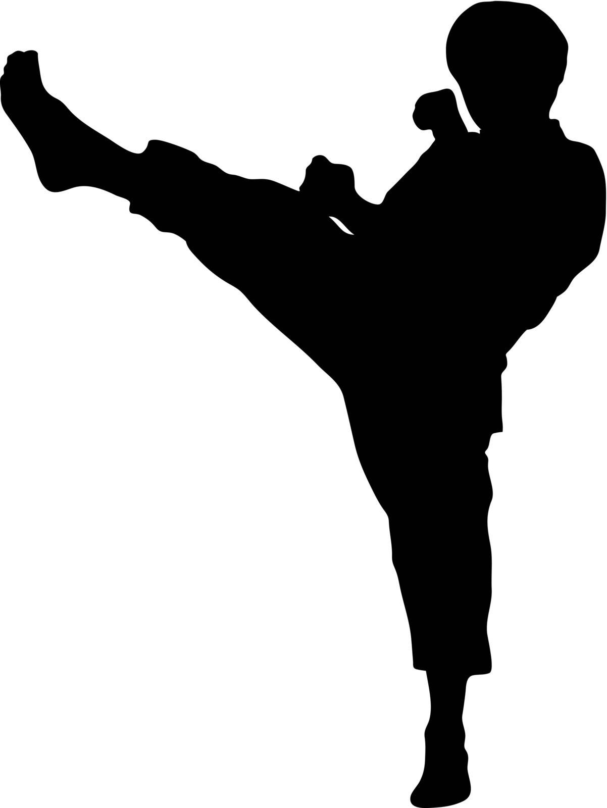 martial arts logo symbol. karate style. Japan, Korea, Okinawa.