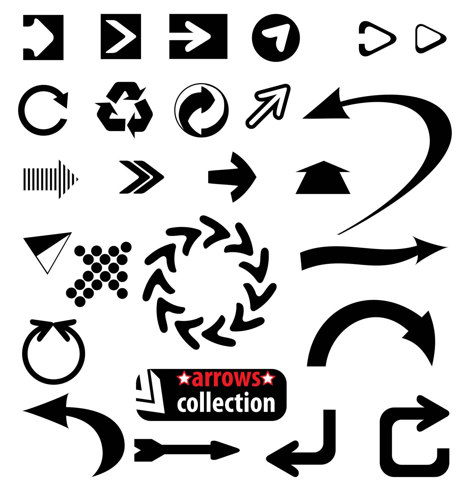 many different arrows a great design template