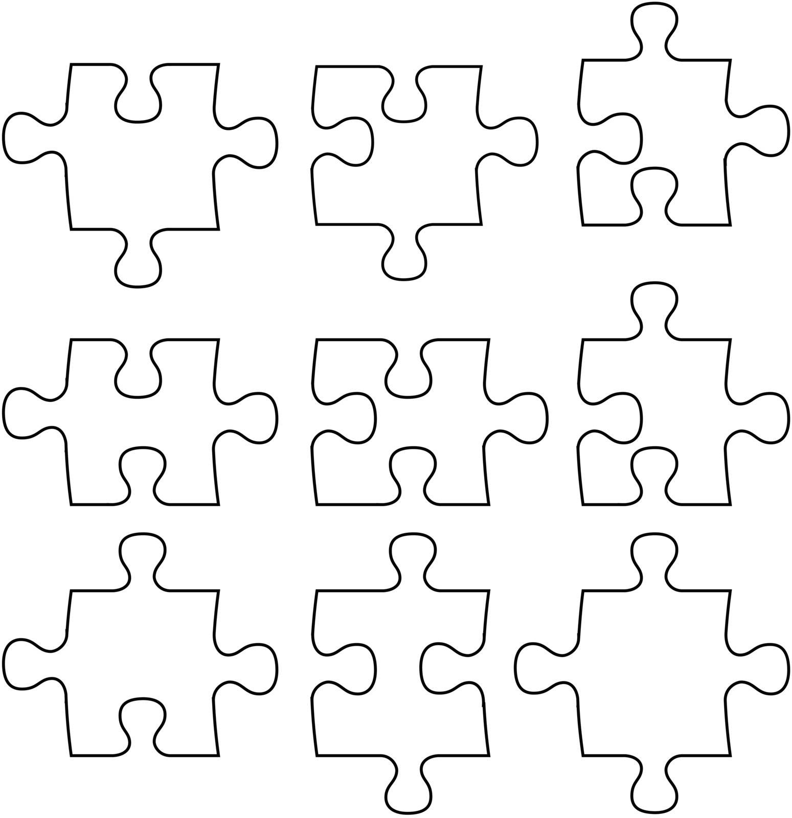 conceptual ilustration of two puzzle pieces with faces