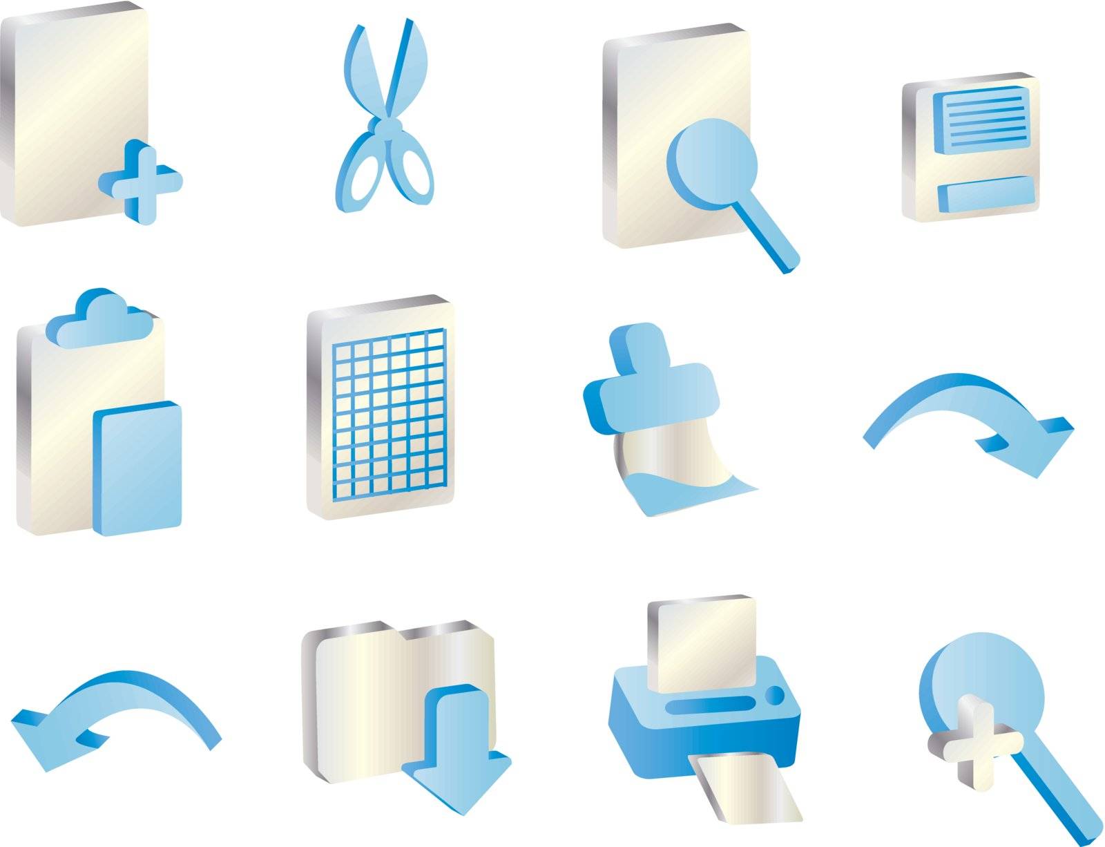 Icons for software and documents