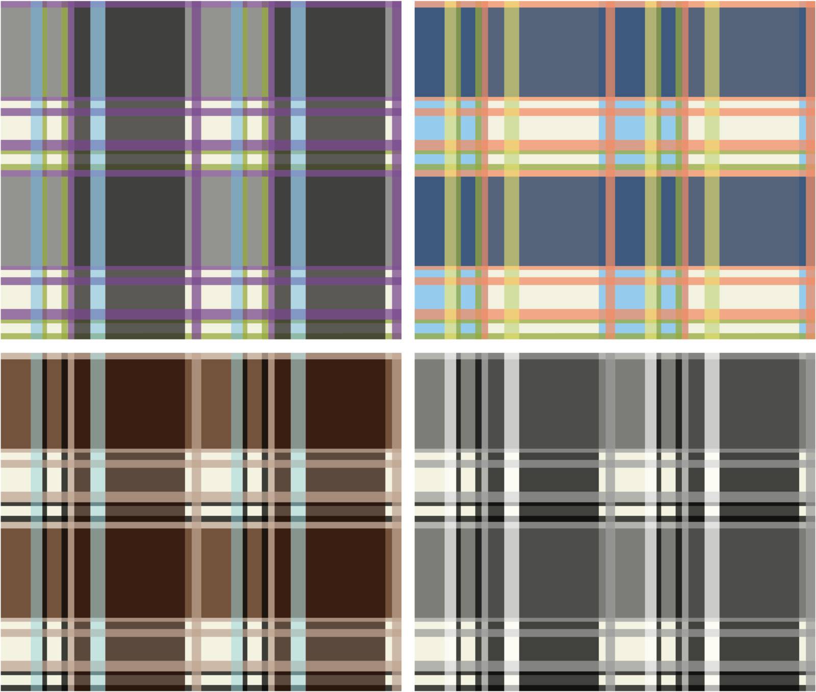 seamless check plaid fabric pattern