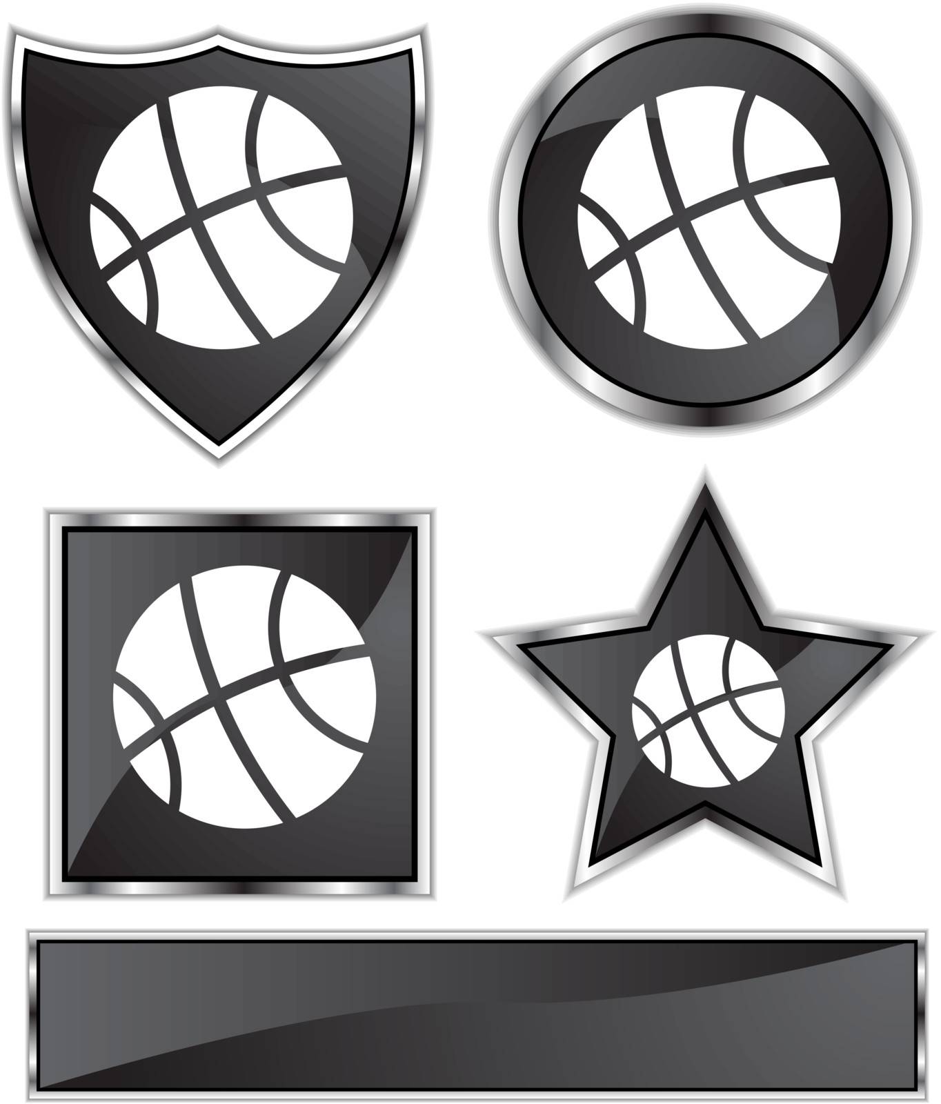 Black Satin - Basketball by cteconsulting