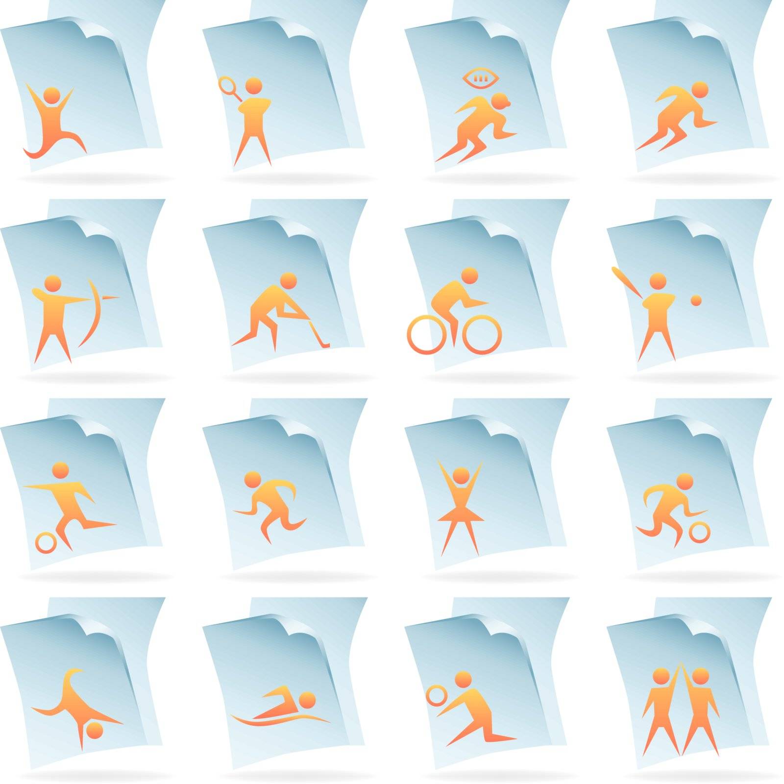 Athlete Icons by cteconsulting