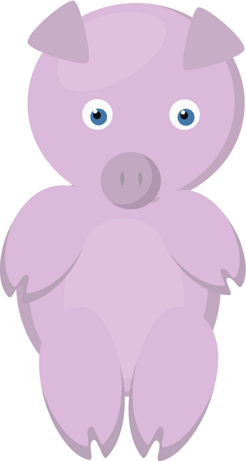 Pink pig by anytka