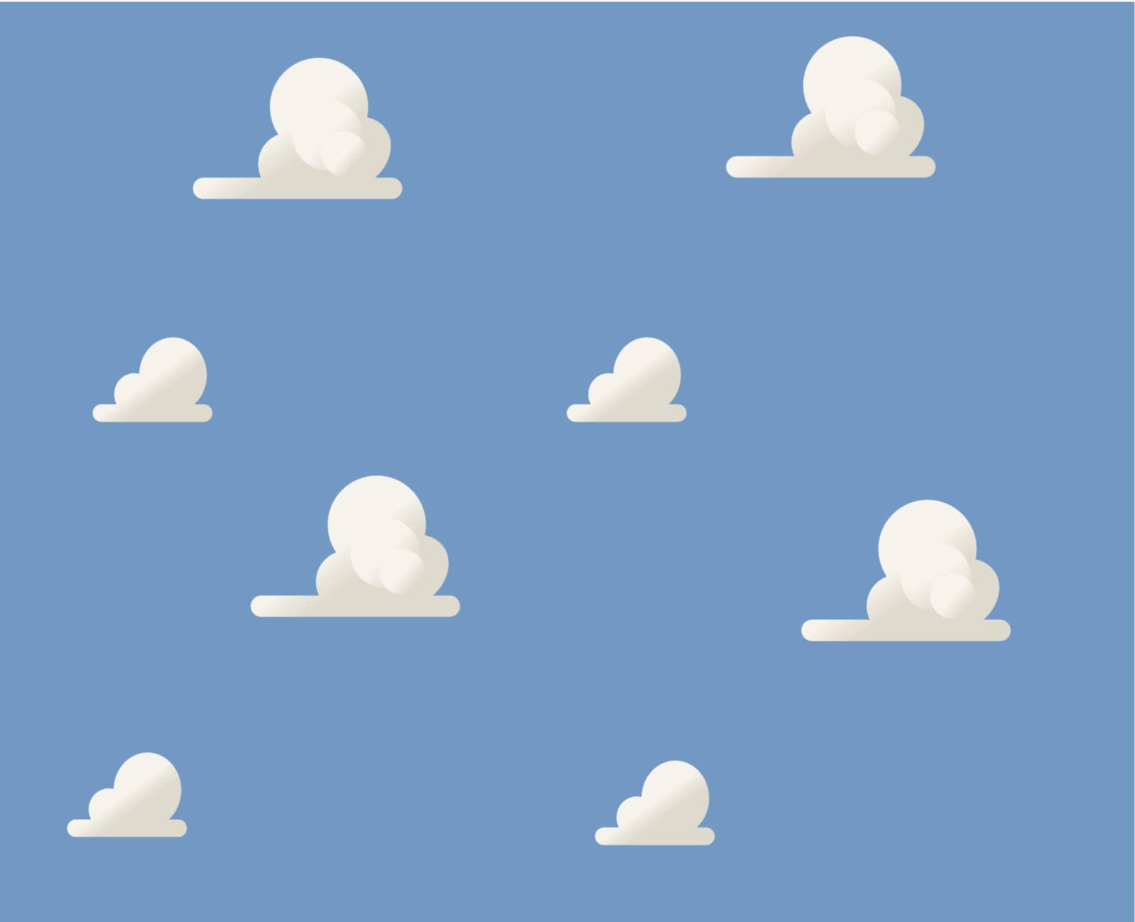 A blue sky with clouds illustration background.
Vector available.